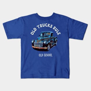 Chevrolet Truck Old Trucks Rule 1940’s 3100 Kids T-Shirt